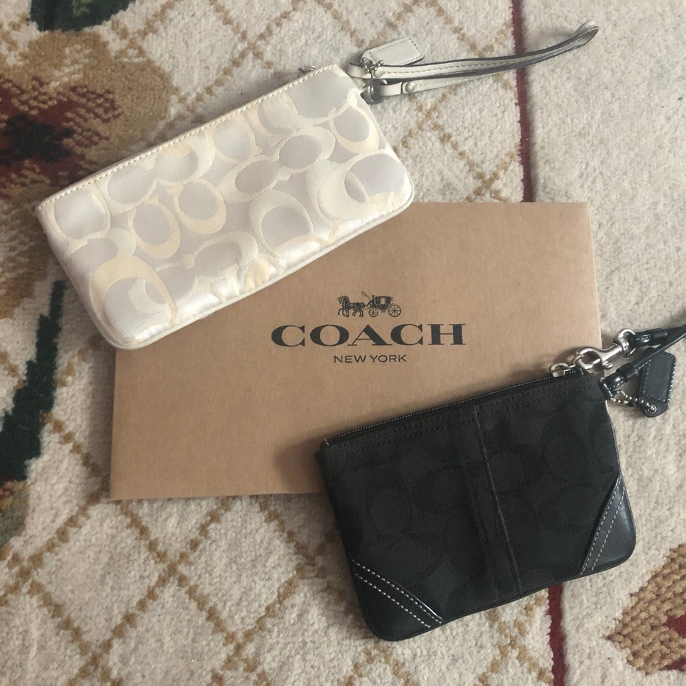 2 Coach Wristlets